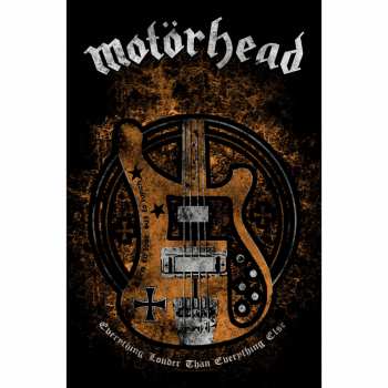 Merch Motörhead: Textilný plagát Lemmy's Bass