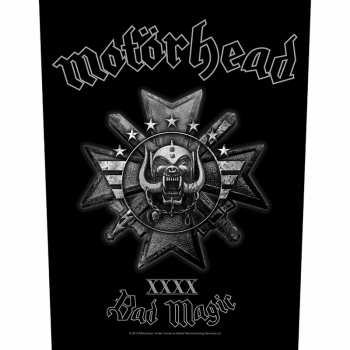 Merch Motörhead: Zádová Nášivka Bad Magic