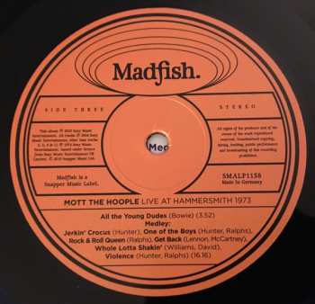 2LP Mott The Hoople: Live at Hammersmith 1973