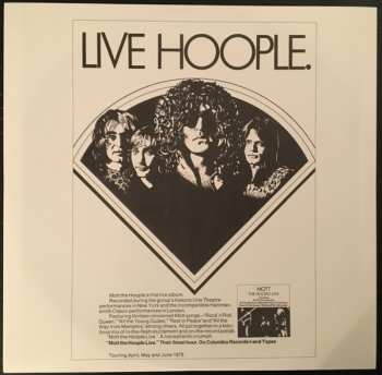 2LP Mott The Hoople: Live at Hammersmith 1973