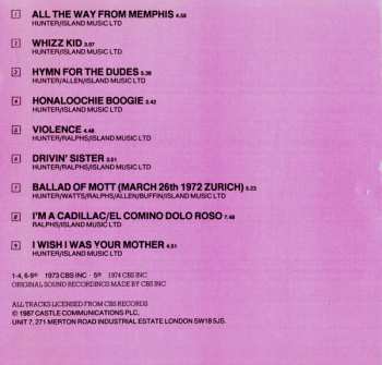 CD Mott The Hoople: Mott