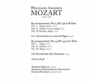 CD Wolfgang Amadeus Mozart: Piano Concertos KV 238 & 415 / Overtures Le Nozze Di Figaro · Don Giovanni