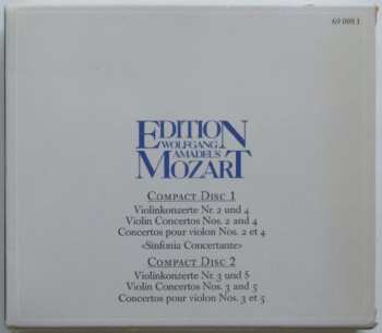 2CD/Box Set Berliner Philharmoniker: Violinkonzerte Nr. 2 Und 4 - «Sinfonica Concertante» K. 364 - Violinkonzerte Nr. 3 Und 5