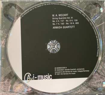 CD Wolfgang Amadeus Mozart:  String Quartets, Vol. 4