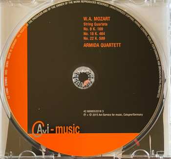 CD Wolfgang Amadeus Mozart: String Quartets, Vol. I