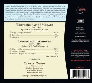 CD Ludwig van Beethoven: Quintet, K. 452 / Quintet, Op. 16