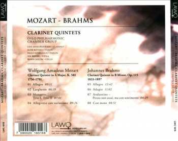 CD Johannes Brahms: Mozart - Brahms: Clarinet Quintets