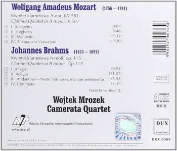 CD Johannes Brahms: Clarinet Quintets