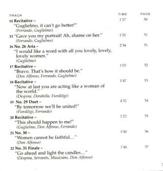 2CD Wolfgang Amadeus Mozart: Così Fan Tutte = Women Are Like That