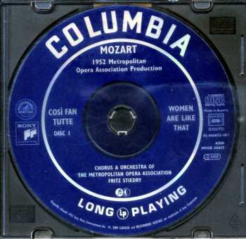 2CD Wolfgang Amadeus Mozart: Così Fan Tutte = Women Are Like That