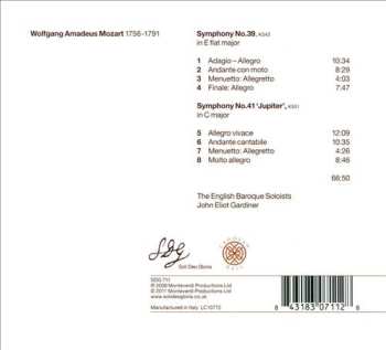 CD Wolfgang Amadeus Mozart: Symphonies 39 & 41
