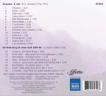 CD Johann Sebastian Bach: Requiem; Ein Feste Burg Ist Unser Gott