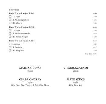 3CD Wolfgang Amadeus Mozart: The Complete Piano Trios