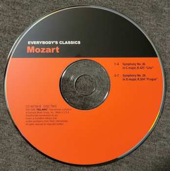 2CD Prague Chamber Orchestra: Everybody's Mozart - Symphonies No. 32, No. 35, No. 36, No. 38, & No. 39