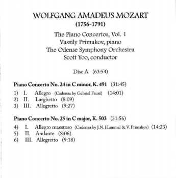 2CD Wolfgang Amadeus Mozart: Piano Concertos, Vol. 1