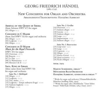 CD Münchener Bach-Orchester: Grand Musical Entertainment- Händel For Organ & Orchestra