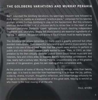 CD Johann Sebastian Bach: Goldberg Variations