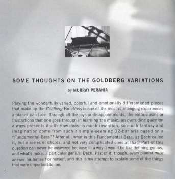 CD Johann Sebastian Bach: Goldberg Variations