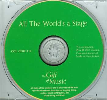 CD Musica Donum Dei: All The World's A Stage: Music For William Shakespeare