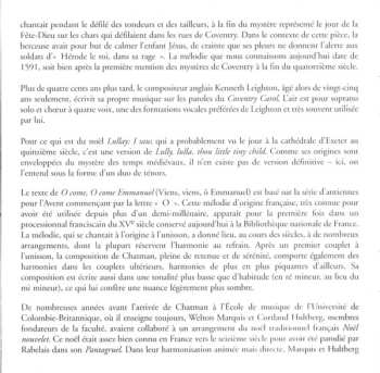 CD Musica Intima: Nativité