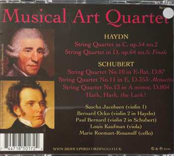 CD Franz Schubert: Op.54 No.2 & Op.64 No.5 (Finale) / D.87, D.353 (Menuetto) & D.804