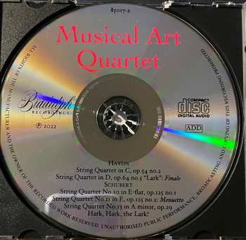 CD Franz Schubert: Op.54 No.2 & Op.64 No.5 (Finale) / D.87, D.353 (Menuetto) & D.804