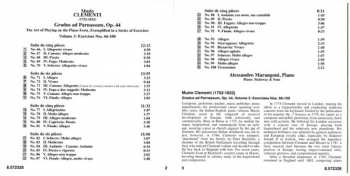 CD Muzio Clementi: Gradus Ad Parnassum - 4 Exercises Nos. 66-100