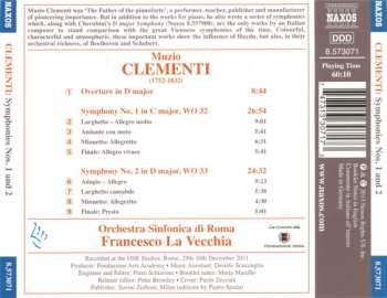 CD Francesco La Vecchia: Symphonies Nos. 1 And 2 / Overture In D Major