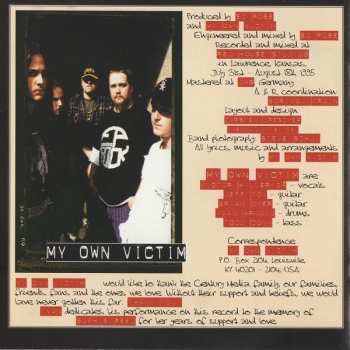 CD My Own Victim: Burning Inside
