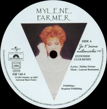 LP Mylène Farmer: Je T'aime Mélancolie