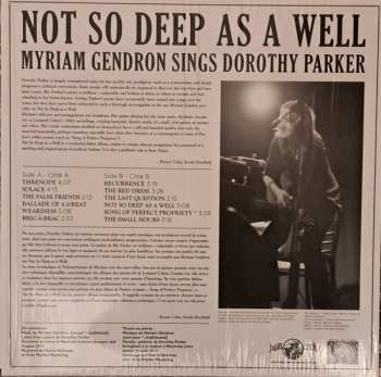 LP Myriam Gendron: Not So Deep As A Well