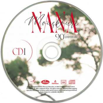 2CD Nana Mouskouri: 90e Anniversaire