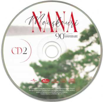 2CD Nana Mouskouri: 90e Anniversaire