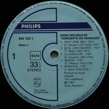 2LP Nana Mouskouri: Concierto En Aranjuez