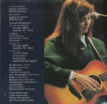 CD Nanci Griffith: Late Night Grande Hotel