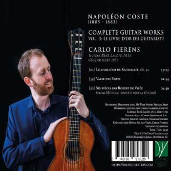 CD Carlo Fierens: Complete Guitar Works, Vol. 3: Le Livre D’Or Du Guitariste