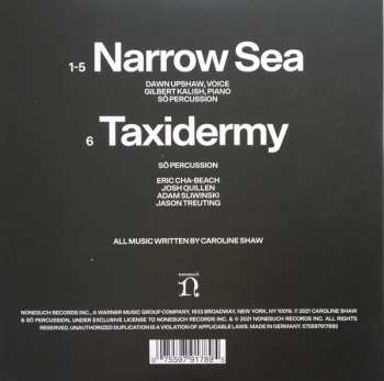 CD Caroline Shaw: Narrow Sea