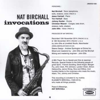 CD Nat Birchall:  Invocations