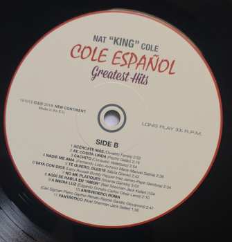 LP Nat King Cole: Cole Español - Greatest Hits LTD