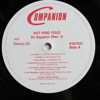 2LP Nat King Cole: En Español