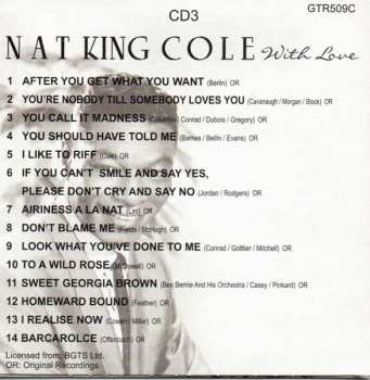 5CD/Box Set Nat King Cole: With Love