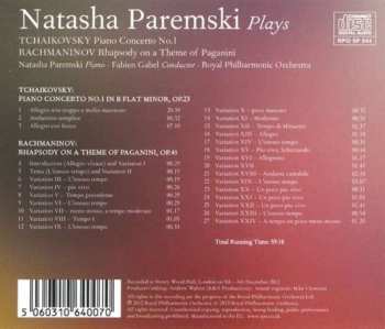 CD Pyotr Ilyich Tchaikovsky: Piano Concerto No. 1 /  Rhapsody On A Theme Of Paganini