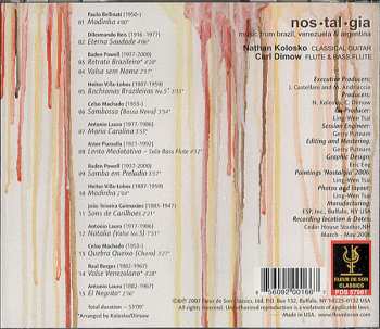 CD Nathan Kolosko: Nos-Tal-Gia Music from Venezuela & Argentina