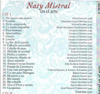 2CD Naty Mistral: Naty Mistral En El Arte