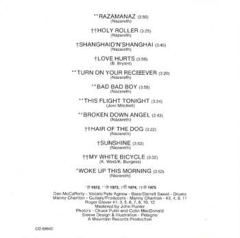 CD Nazareth: Greatest Hits