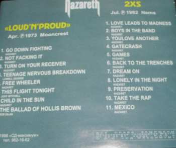 CD Nazareth: Loud'N'Proud / 2XS