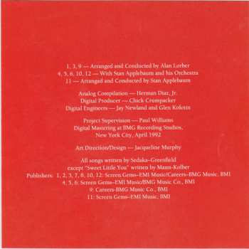 CD Neil Sedaka: Sings His Greatest Hits