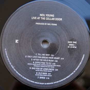 LP Neil Young: Live At The Cellar Door