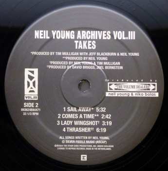2LP Neil Young: Neil Young Archives Vol. III Takes