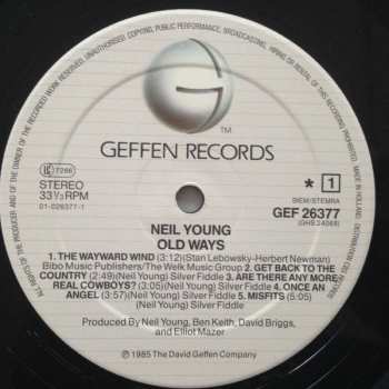 LP Neil Young: Old Ways
